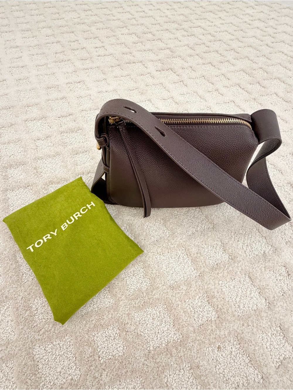 🍩Tory Burch SMALL Romy Leather Shoulder Bag - Picture 5 of 16